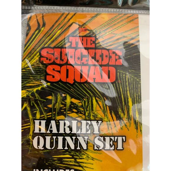 Harley Quinn Synthetic Halloween Wig Adult Adjustable The Suicide Squad Costume - Picture 3 of 6